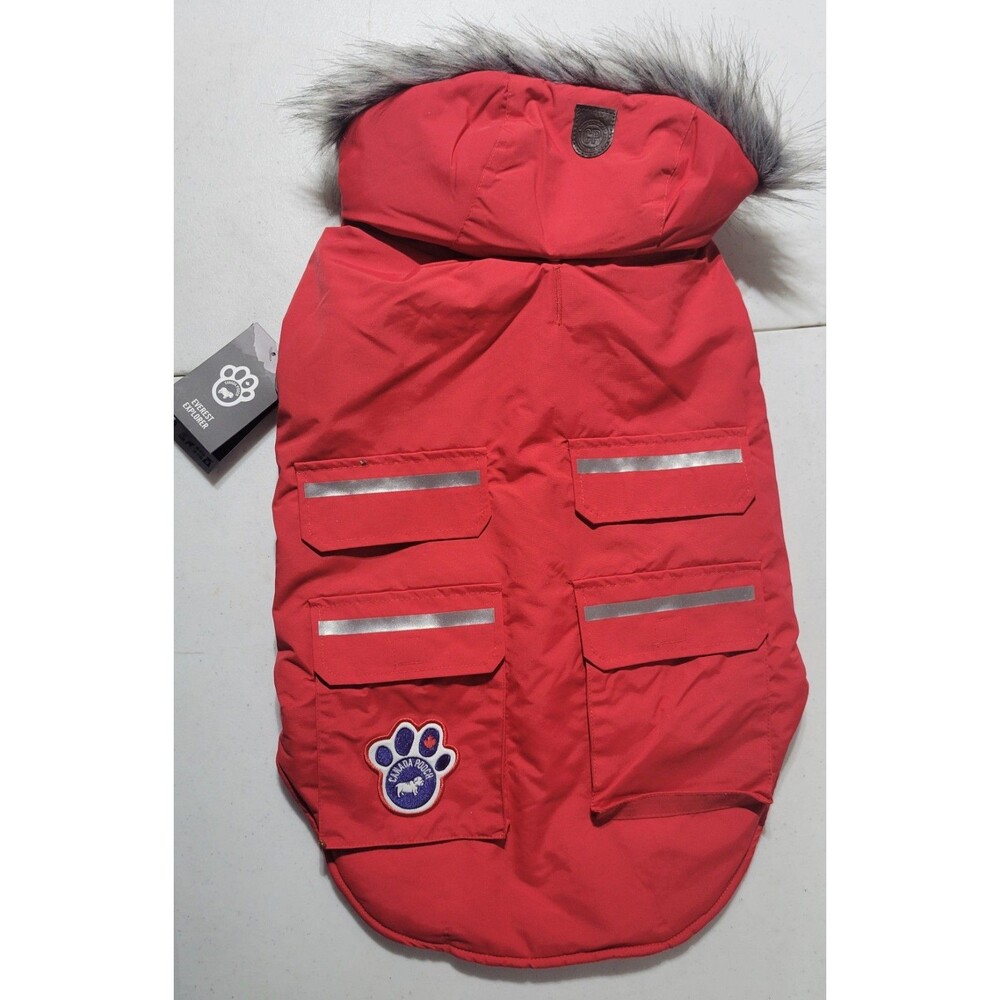 Canada Pooch Everest Explorer, Size 22, Faux Down Insulated Dog Jacket NWT